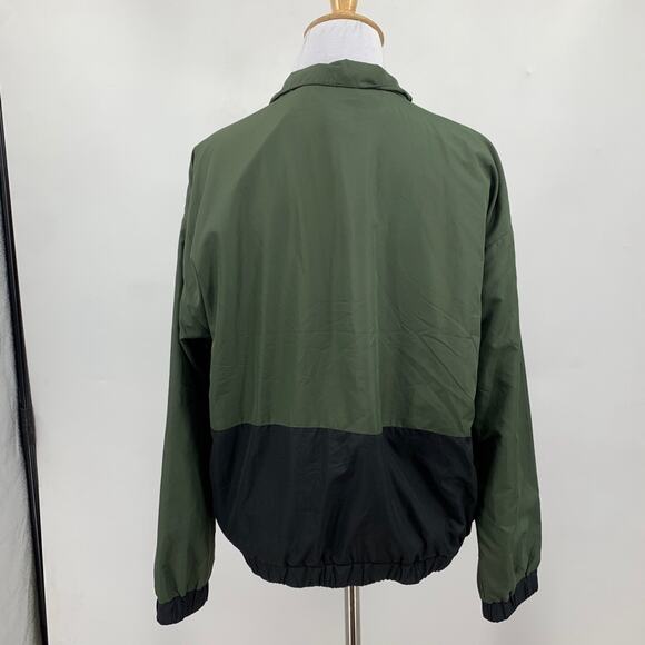 Zyia Active Jacket Womens XS Extra Small Avocado Black Rain Windbreaker 1/4 Zip - Picture 6 of 12